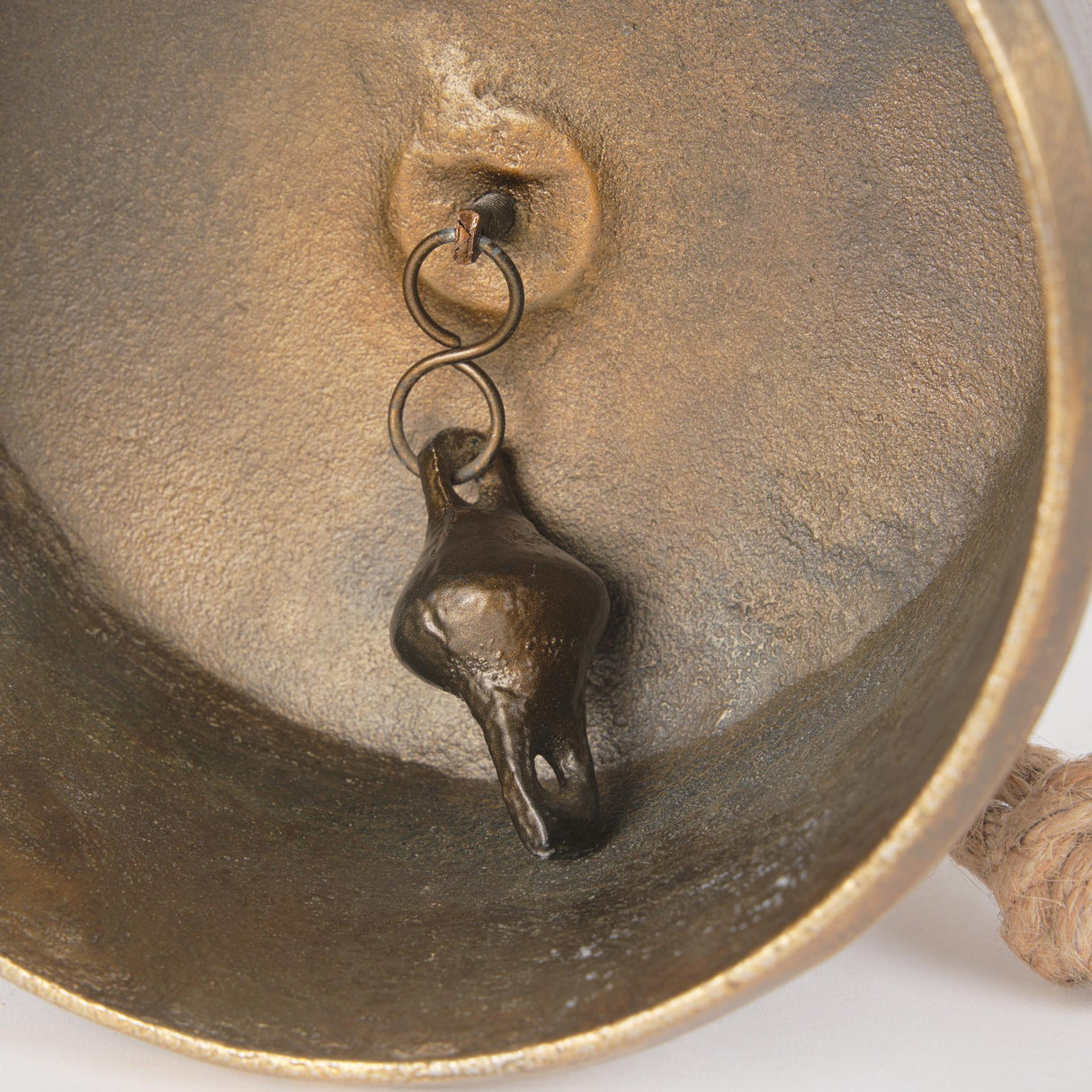 Mercana Quincy Large Gold Metal Decorative Bell Object