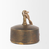 Mercana Quincy Large Gold Metal Decorative Bell Object