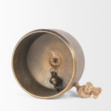 Mercana Quincy Large Gold Metal Decorative Bell Object
