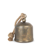 Mercana Quincy Medium Gold Metal Decorative Bell Object
