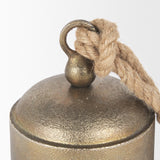 Mercana Quincy Medium Gold Metal Decorative Bell Object
