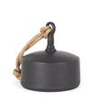 Mercana Quincy Large Matte Black Metal Decorative Bell Object