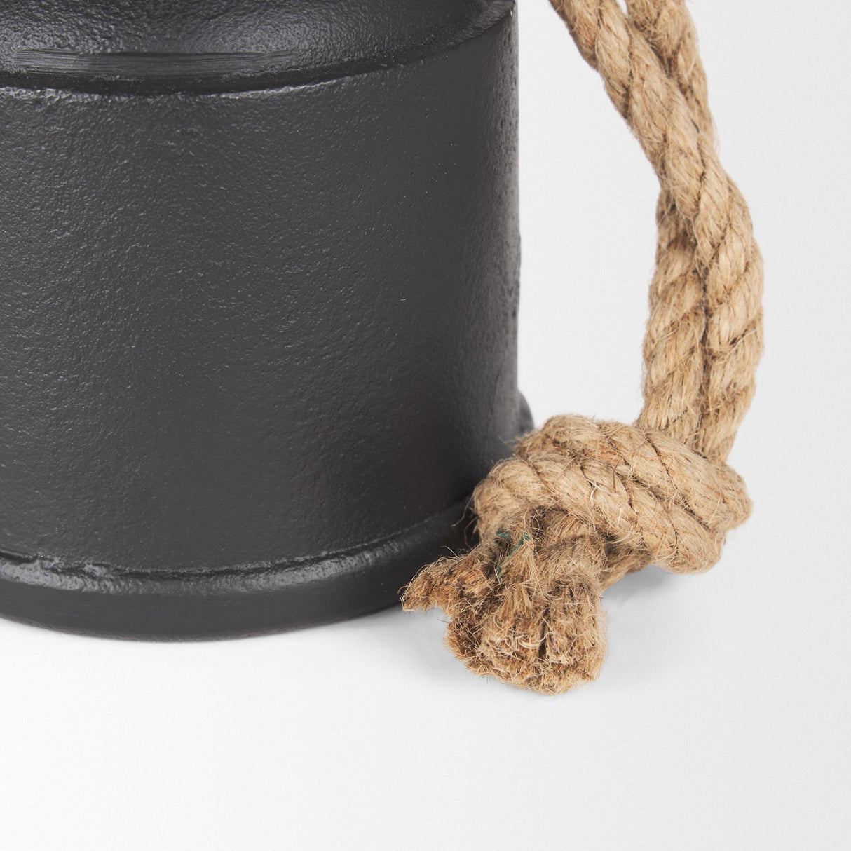 Mercana Quincy Medium Matte Black Metal Decorative Bell Object