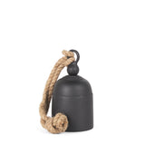 Mercana Quincy Small Matte Black Metal Decorative Bell Object