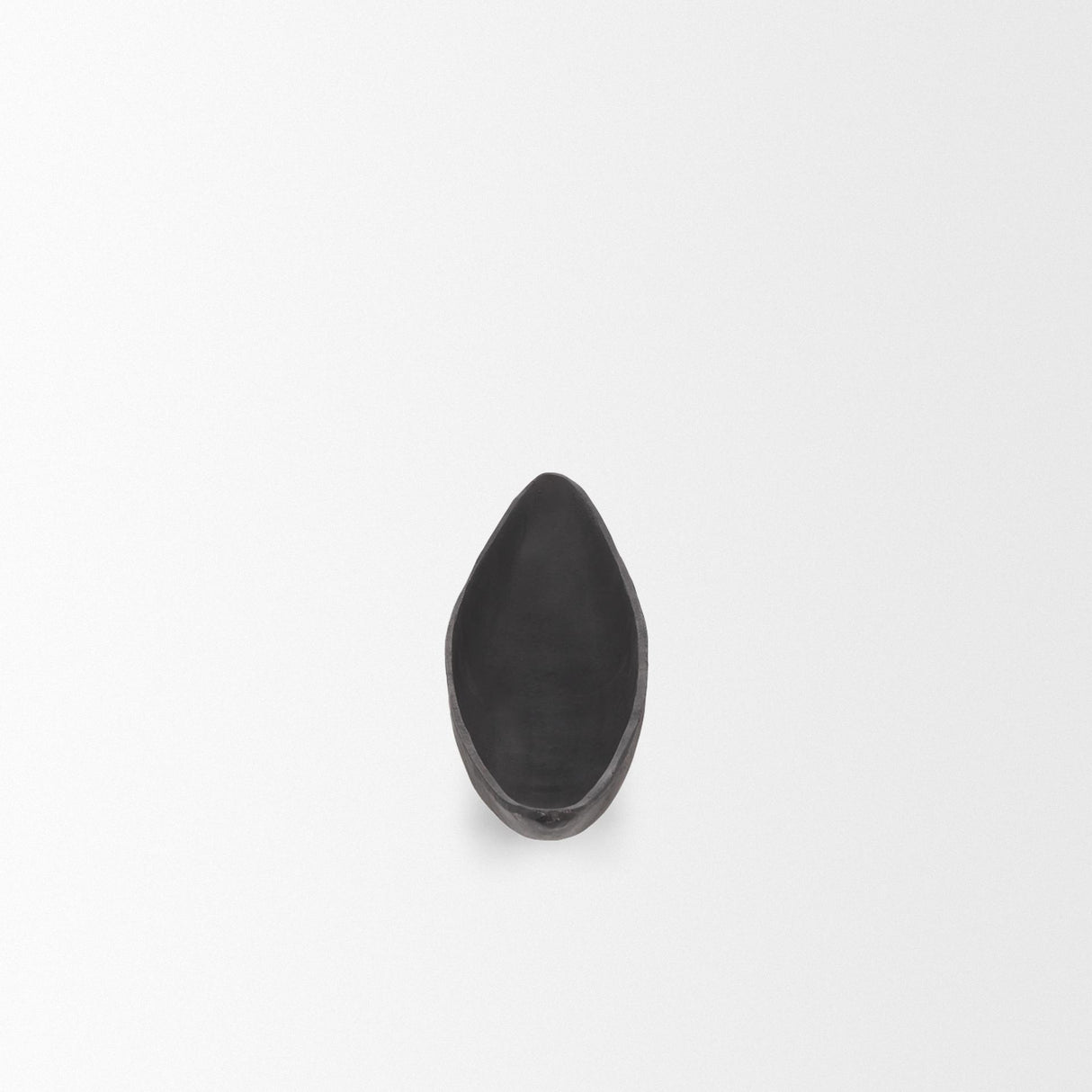 Mercana Piero Small Matte Black Metal Decorative Bowl