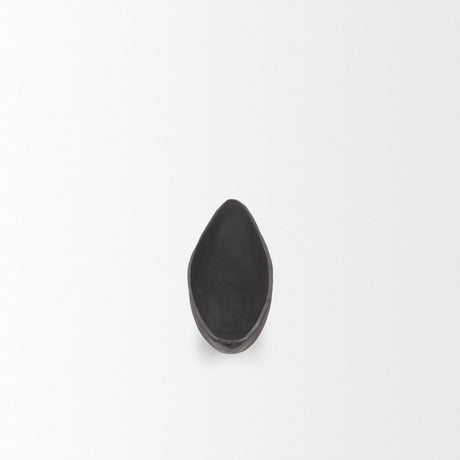 Mercana Piero Small Matte Black Metal Decorative Bowl