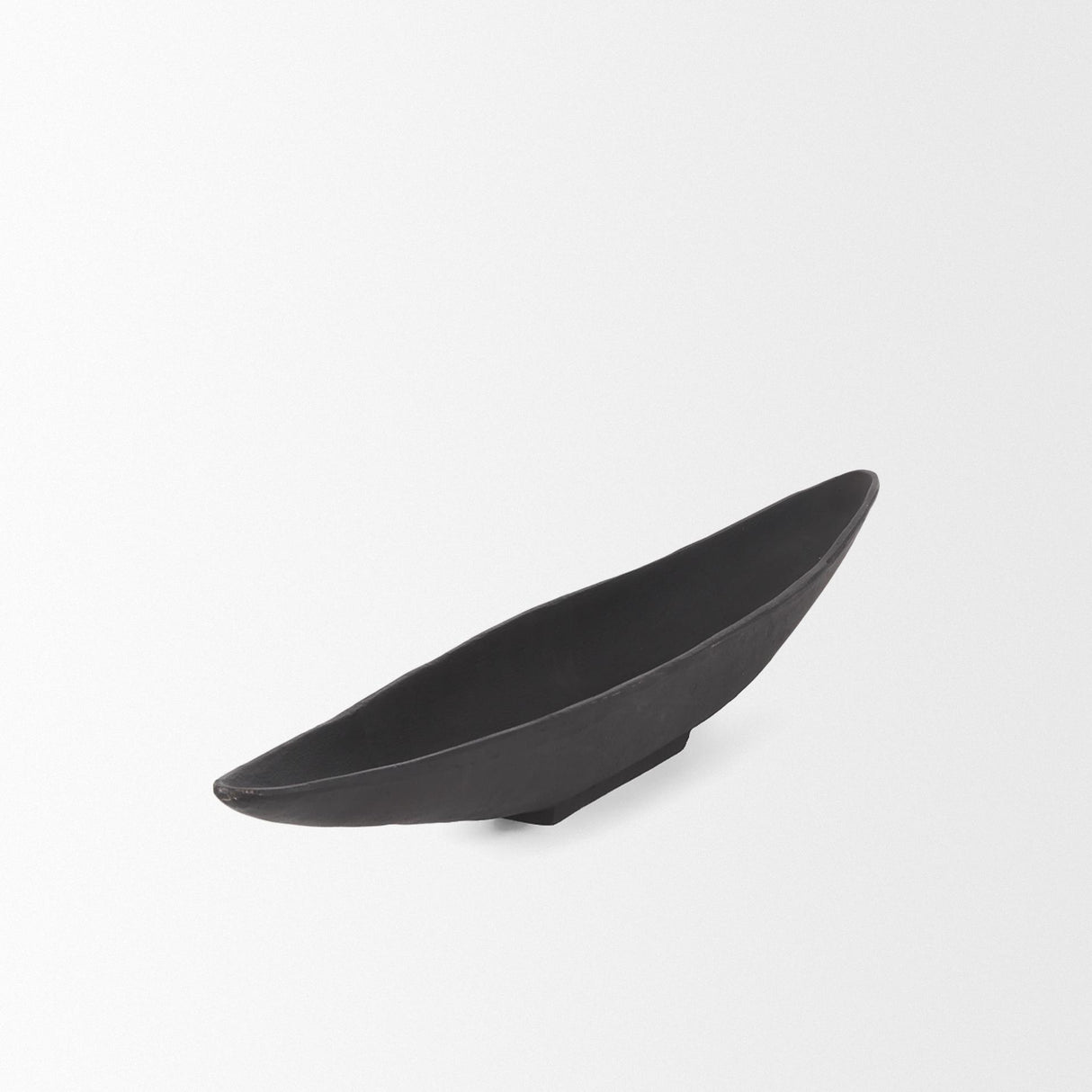 Mercana Piero Small Matte Black Metal Decorative Bowl