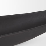 Mercana Piero Small Matte Black Metal Decorative Bowl