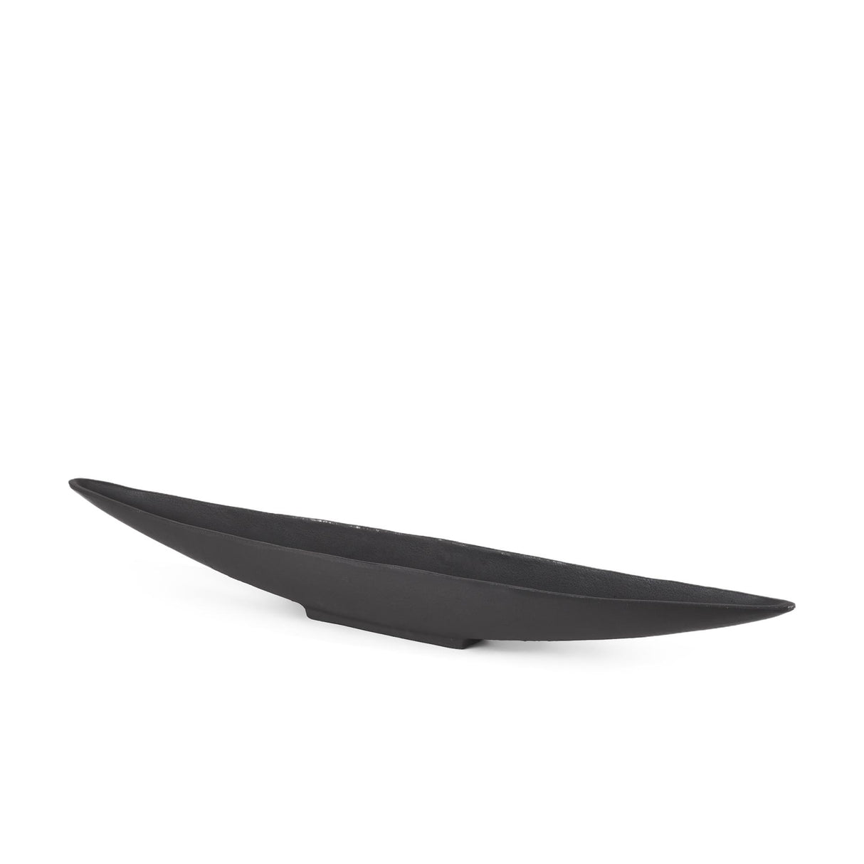 Mercana Piero Large Matte Black Metal Decorative Bowl