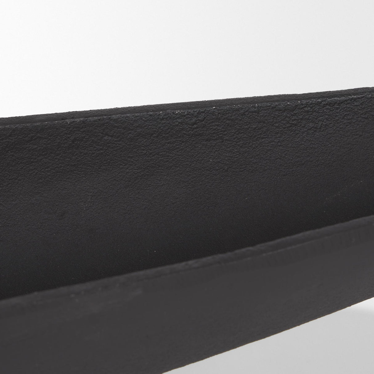 Mercana Piero Large Matte Black Metal Decorative Bowl