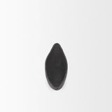 Mercana Piero Large Matte Black Metal Decorative Bowl