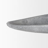 Mercana Piero Large Concrete Finished Metal Decorative Bowl