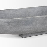 Mercana Piero Large Concrete Finished Metal Decorative Bowl