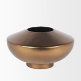 Mercana Quiana Large Gold Metal Vase
