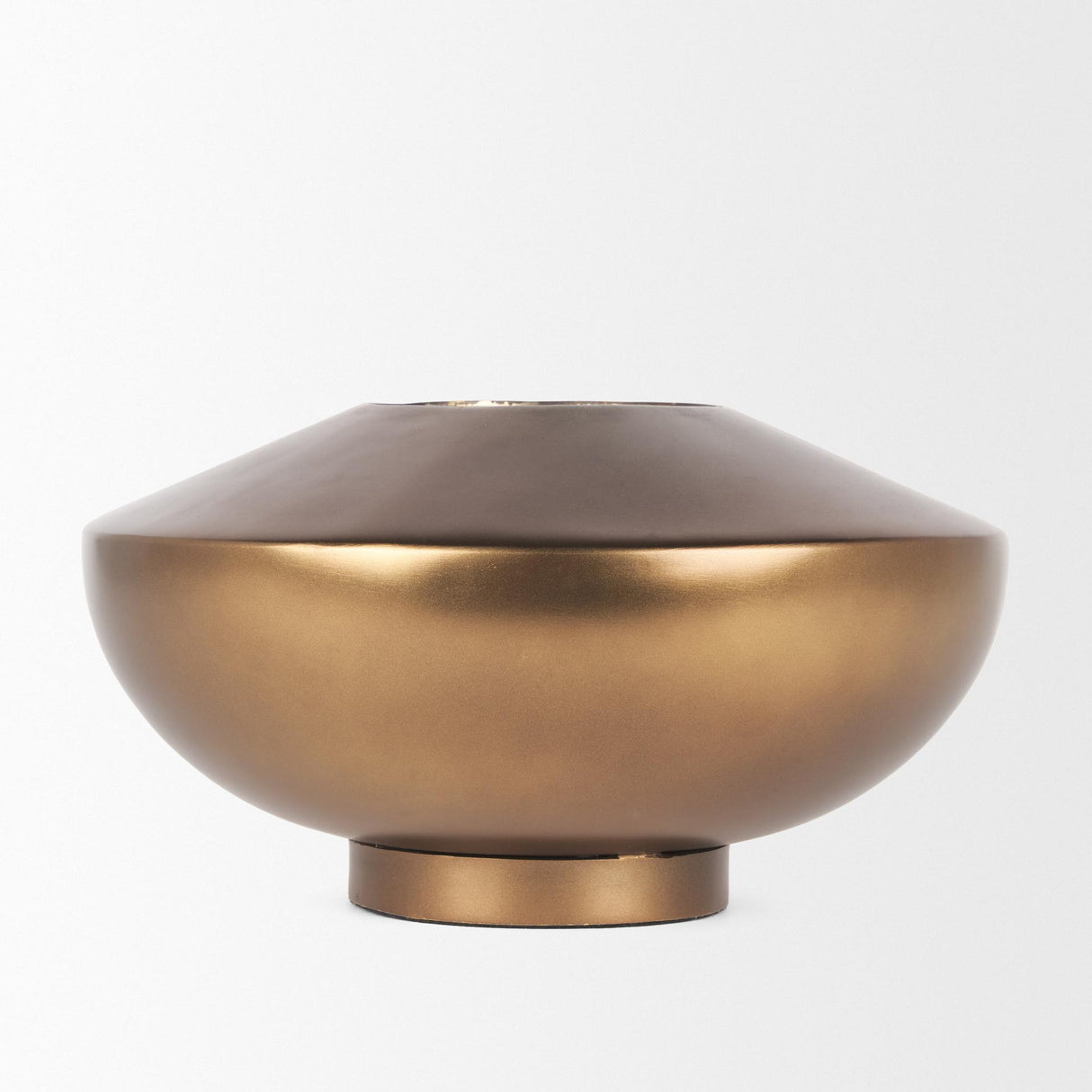 Mercana Quiana Large Gold Metal Vase