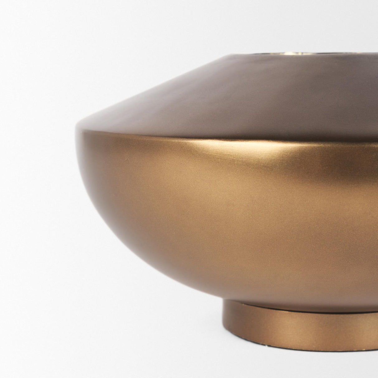 Mercana Quiana Large Gold Metal Vase