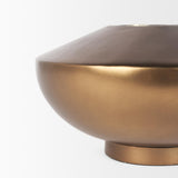 Mercana Quiana Large Gold Metal Vase