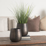 Mercana Quade Small Gold Metal Planter