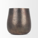 Mercana Quade Small Gold Metal Planter