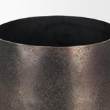 Mercana Quade Small Gold Metal Planter