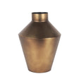Mercana Perrin Small Brushed Gold Metal Decorative Vase