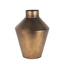 Mercana Perrin Small Brushed Gold Metal Decorative Vase