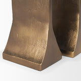 Mercana Polli Antiqued Gold w/ Matte Black Metal Taper Candleholders (Set of 2)