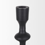 Mercana Paolo Matte Black Metal Candle Holder (Set of 3)