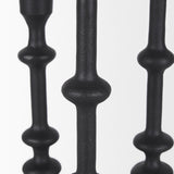 Mercana Paolo Matte Black Metal Candle Holder (Set of 3)
