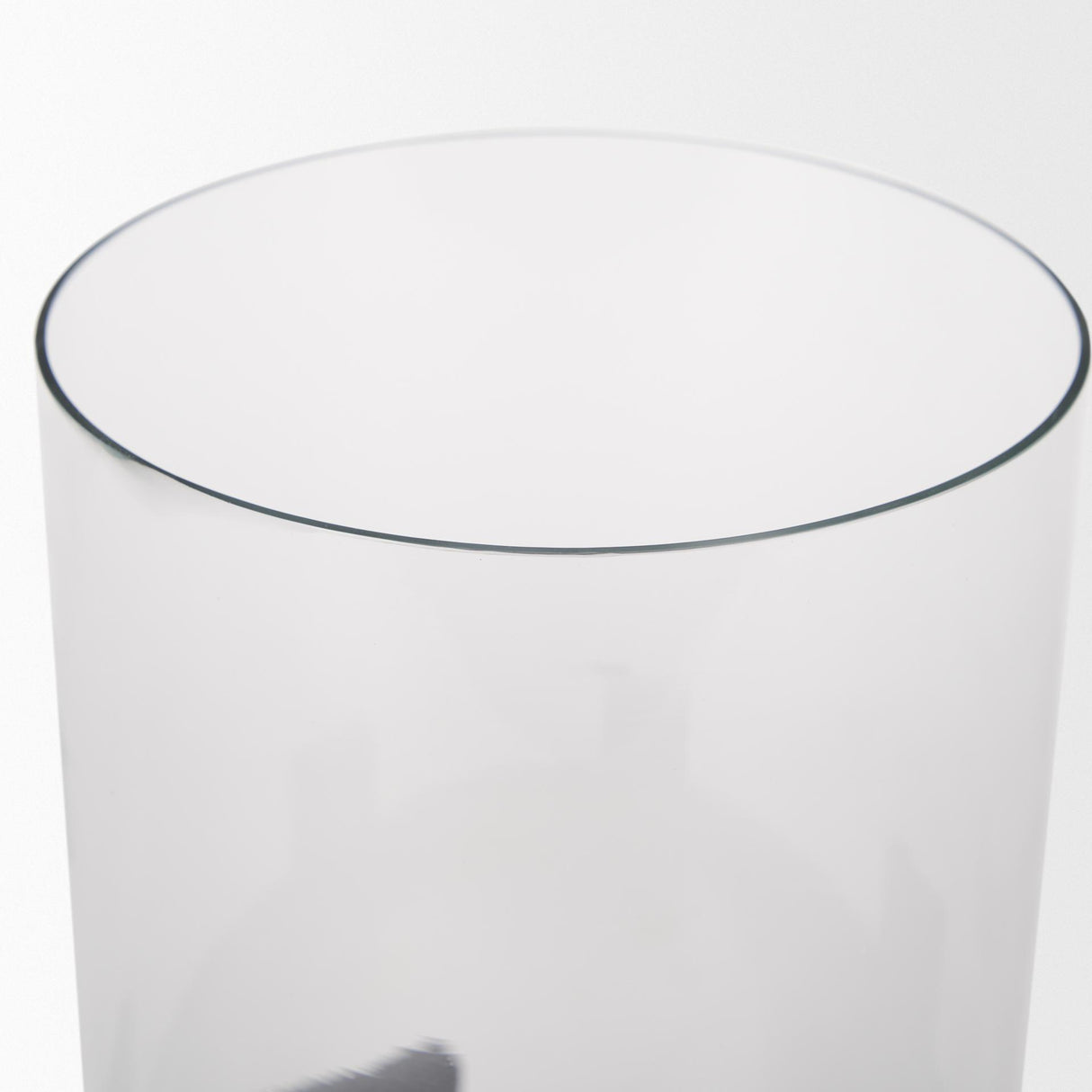 Mercana Price Small Matte Black Metal w/ Glass Hurricane Candle Holder