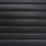 Mercana Grosjean Black Leather w/ Black Metal Frame Accent Chair