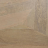 Mercana Darwin Light Brown Wooden 2 Door w/ 2 Shelves Accent Cabinet