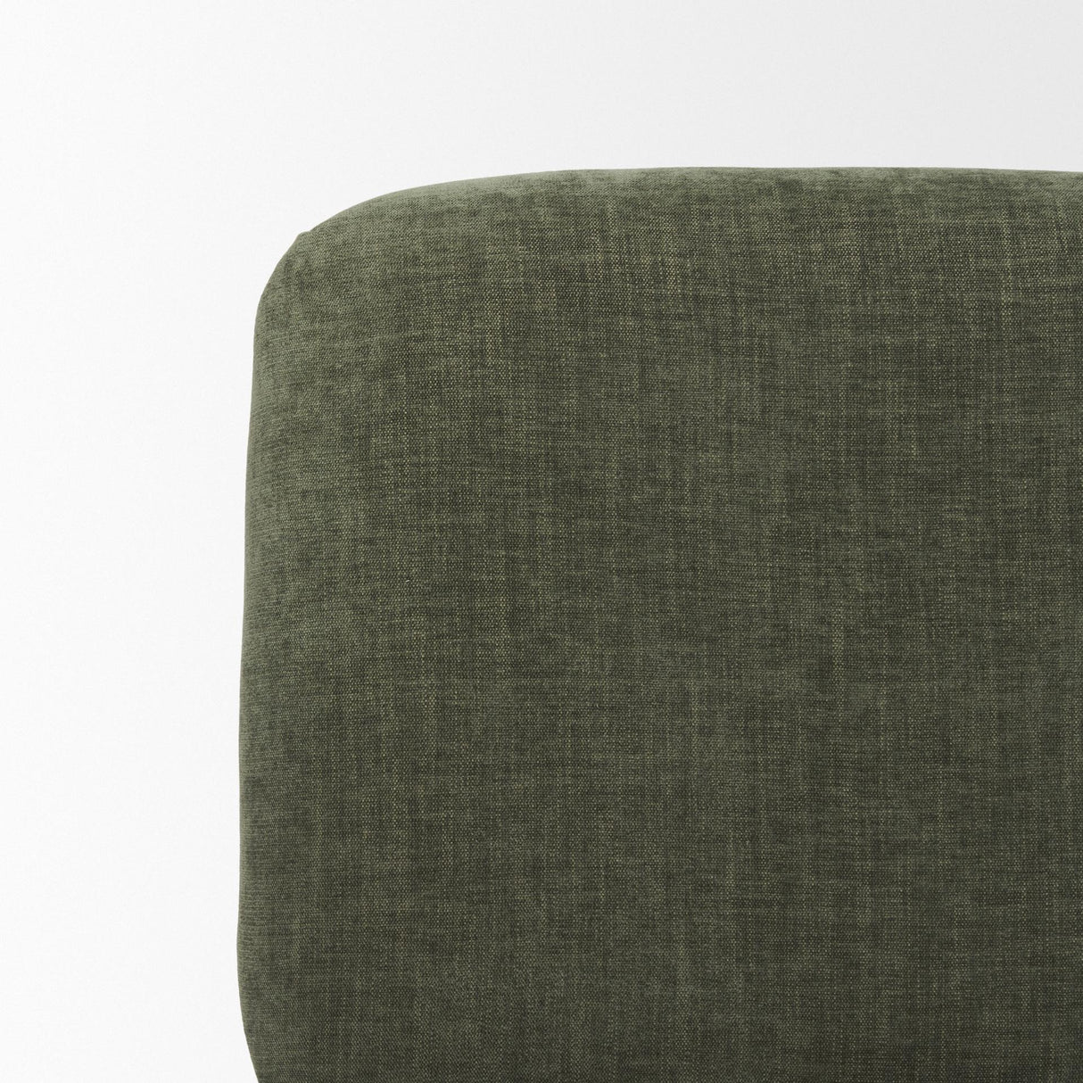 Mercana Nora Forest Green Fabric w/ Matte Black Metal Legs Accent Chair