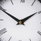 Mercana Raisa Black w/ Gold Antiquing Metal Table Clock