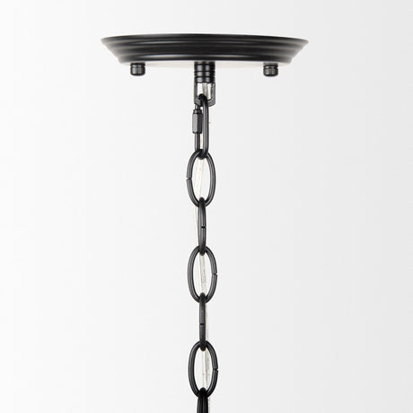 Mercana Gabriel Small Matte Black Chandelier