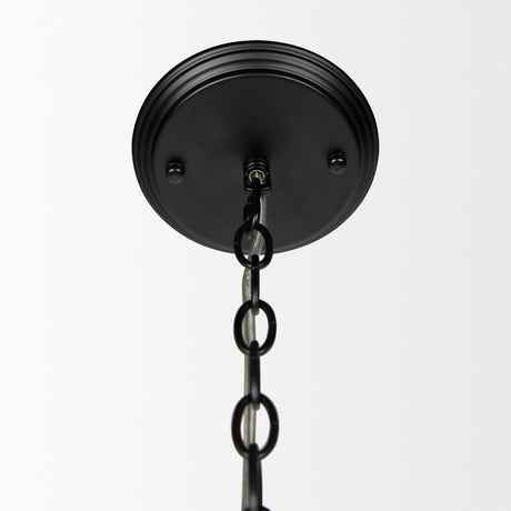 Mercana Gabriel Small Matte Black Chandelier