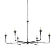 Mercana Gabriel Large Matte Black Chandelier