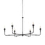Mercana Gabriel Large Matte Black Chandelier