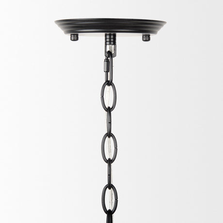 Mercana Gabriel Large Matte Black Chandelier