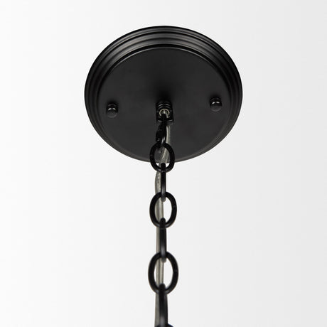 Mercana Gabriel Large Matte Black Chandelier