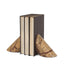 Mercana Rahima Brown Forest Marble Angled Bookends