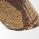 Mercana Rahima Brown Forest Marble Angled Bookends