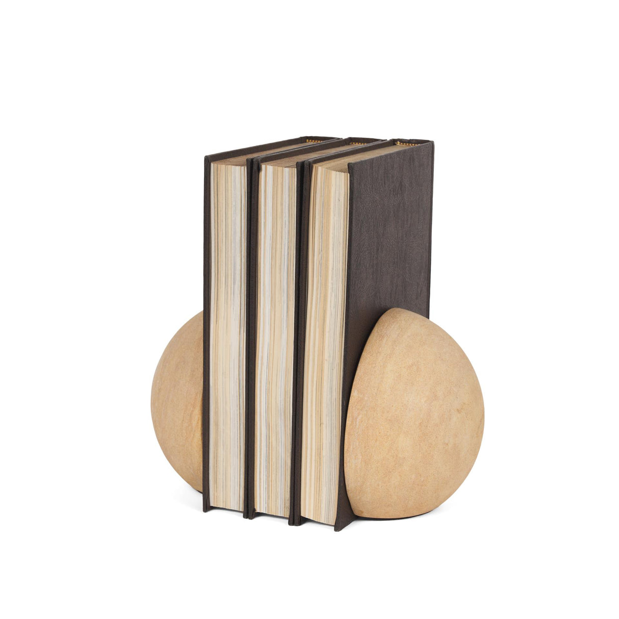 Mercana Rahmi Sandstone Orb Bookends