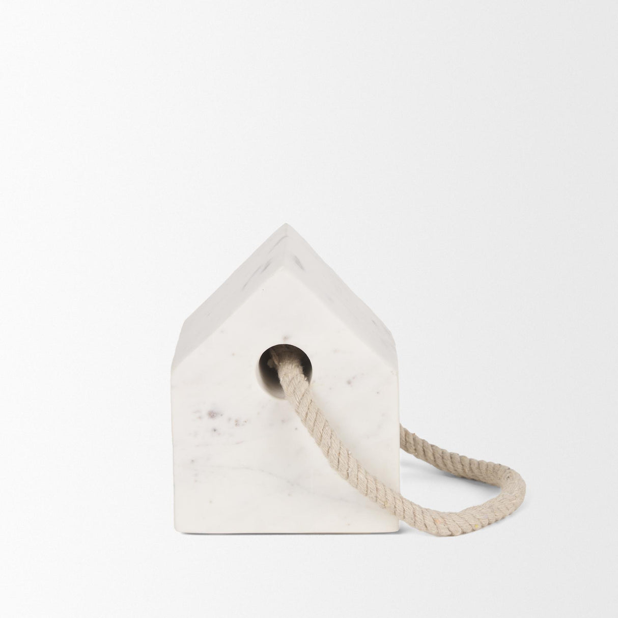 Mercana Raena White Marble House Door Stopper