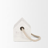Mercana Raena White Marble House Door Stopper