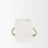 Mercana Raena White Marble House Door Stopper