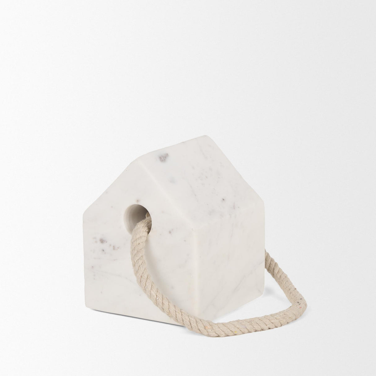 Mercana Raena White Marble House Door Stopper