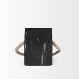 Mercana Raena Black Marble House Door Stopper