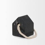 Mercana Raena Black Marble House Door Stopper