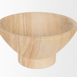 Mercana Ramira Beige Sandstone Decorative Pedestal Bowl
